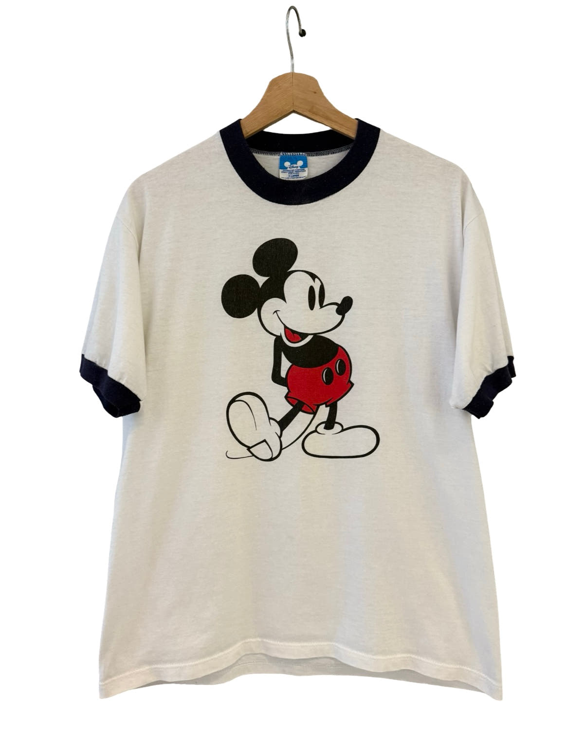 Vintage 80s Disney Mickey Mouse Ringer Tee