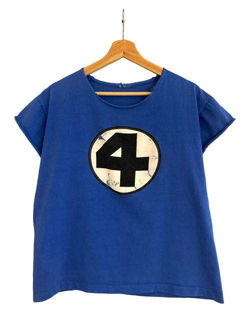 Vintage 80s Fantastic Four Marvel Comics Cropped Tee