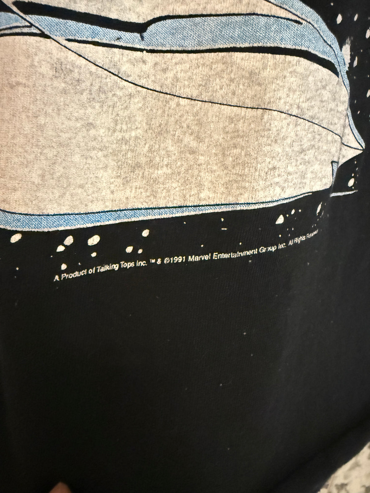 Vintage 1991 The Silver Surfer Marvel Comics Chopped Tee