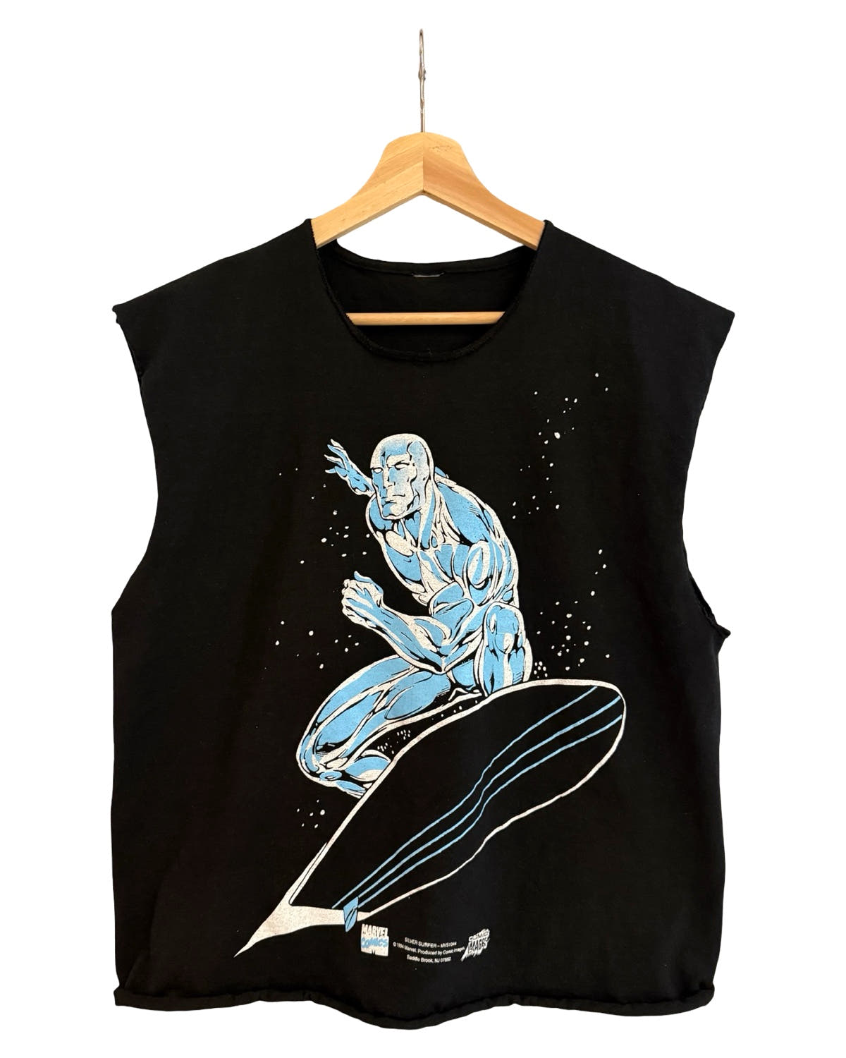 Vintage 1994 The Silver Surfer Marvel Comic Images Chopped Tee