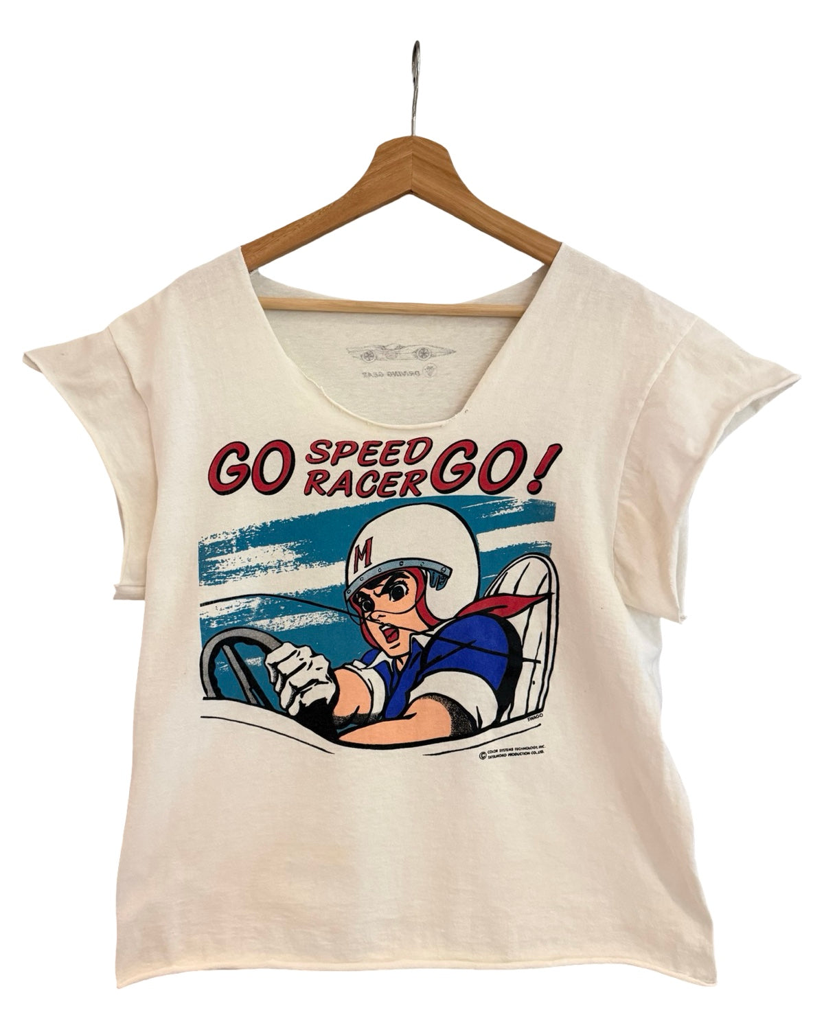 Vintage 90s Go Speed Racer Go Chopped Anime Tee