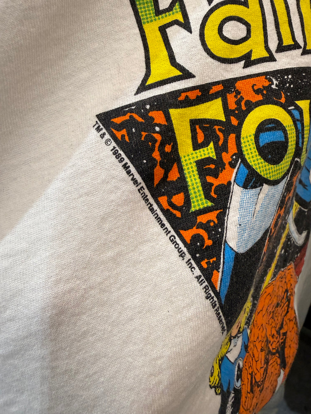 Vintage 1989 The Fantastic Four Marvel Comics Promo Tee