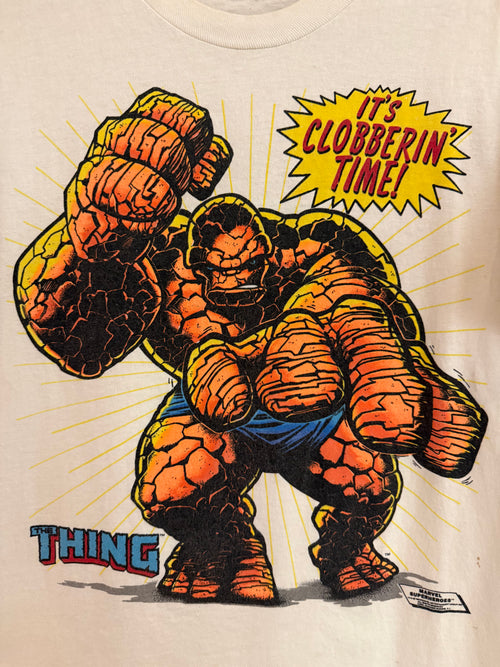 Vintage 1989 The Thing Fantastic Four Marvel Comics Tee