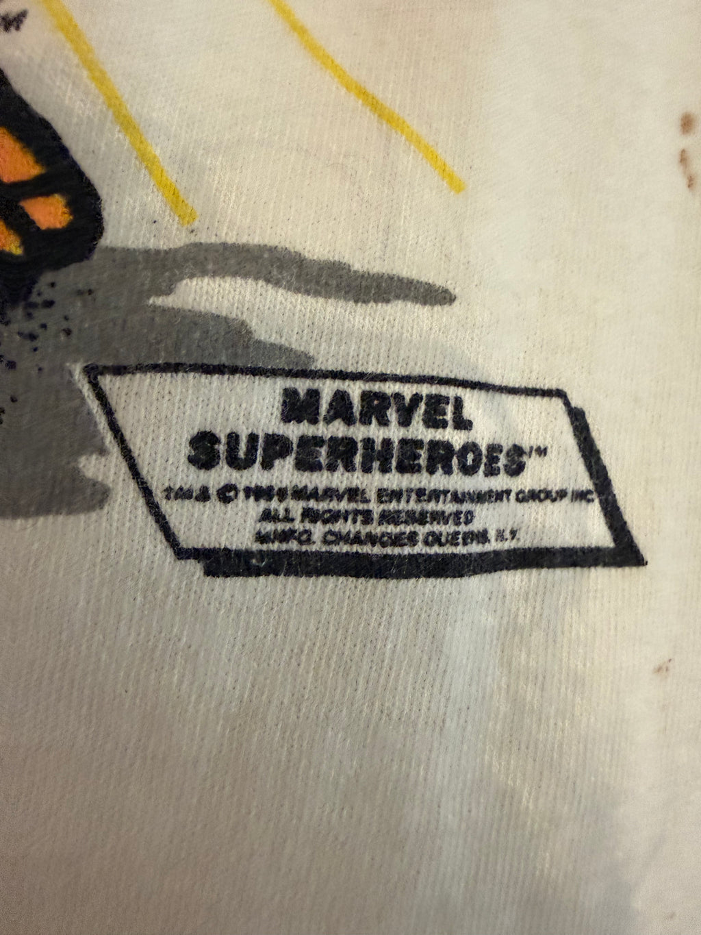 Vintage 1989 The Thing Fantastic Four Marvel Comics Tee