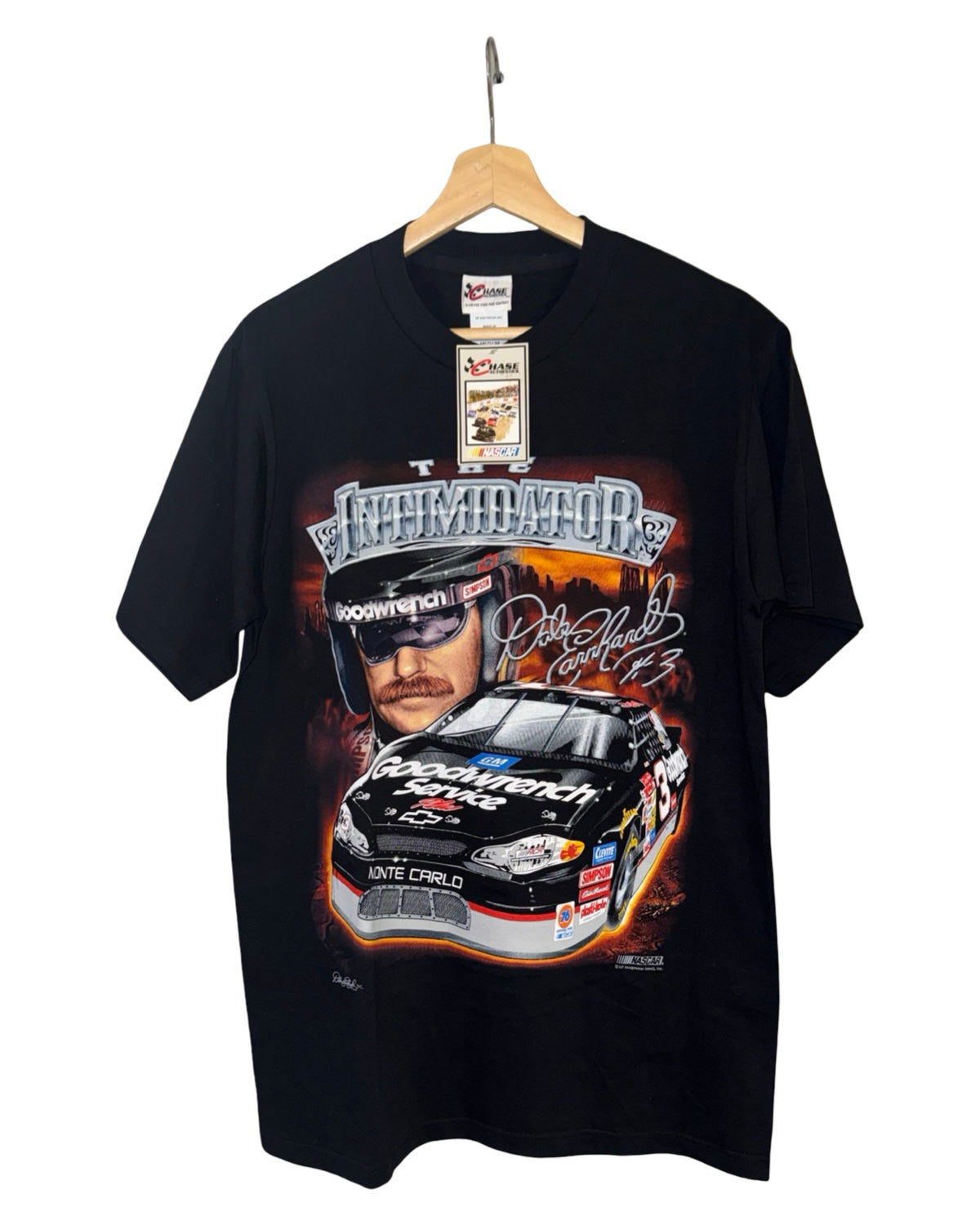 Vintage 1999 Nascar Dale Earnhardt 3 The Intimidator Racing Tee