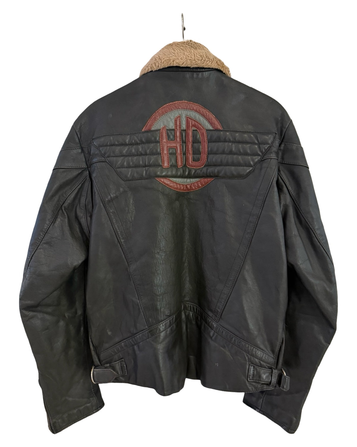 Vintage 80s Harley Davidson Hein Gericke Leather Motorcycle Biker Jacket