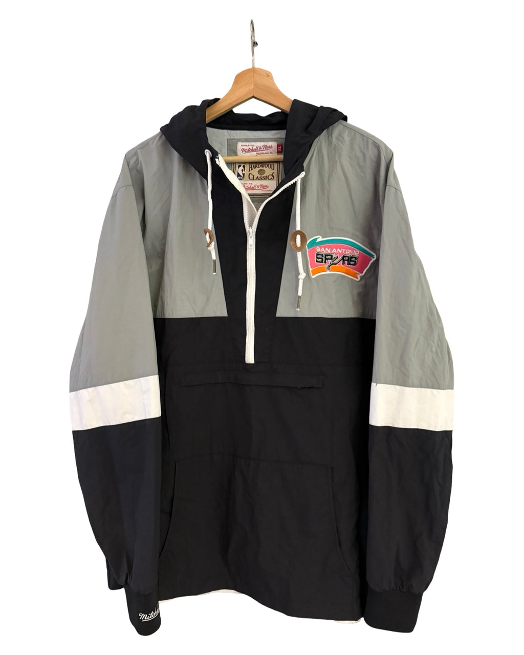 San Antonio Spurs NBA Mitchell & Ness Basketball Windbreaker Jacket