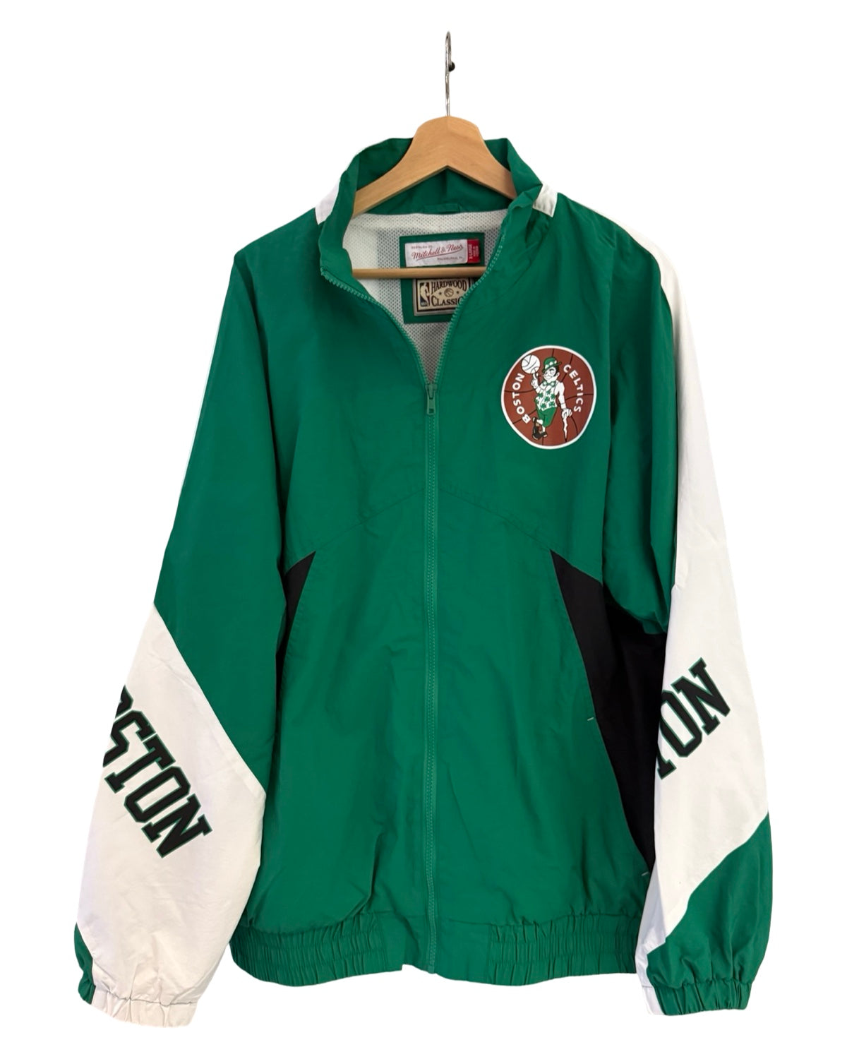 Boston Celtics NBA Mitchell & Ness Windbreaker Jacket