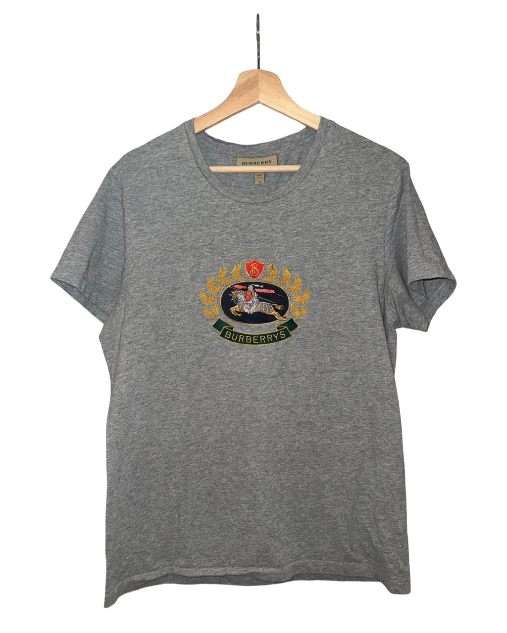 Burberry Embroidered Crest Vintage Logo Tee