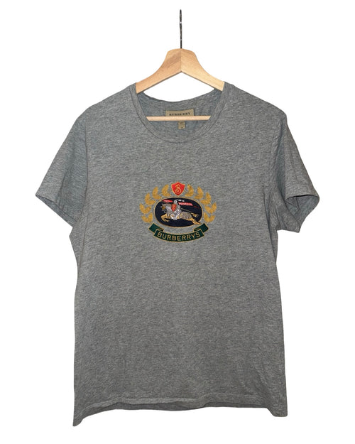Burberry Embroidered Crest Vintage Logo Tee
