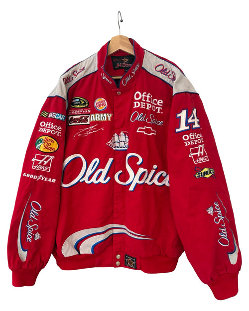 Vintage NASCAR Old Spice Jeff Hamilton Racing Jacket