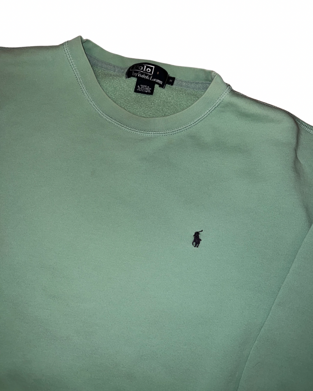 Vintage 90s Polo Ralph Lauren Sage Green Crewneck KIF Vintage