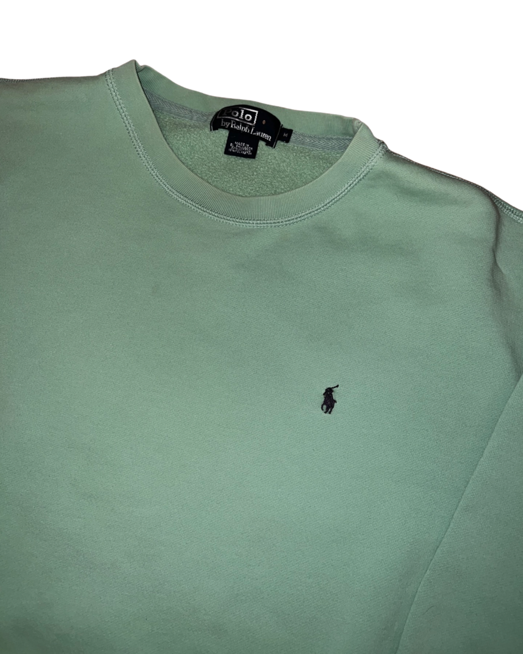 Vintage 90s Polo Ralph Lauren Sage Green Crewneck KIF Vintage