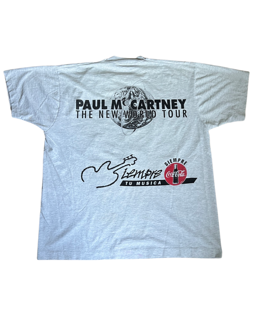 Vintage 1993 Paul McCartney New World Order Tour Tee KIF Vintage