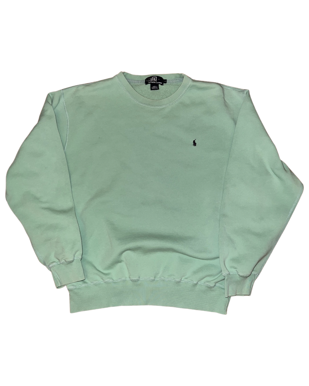 Vintage 90s Polo Ralph Lauren Sage Green Crewneck KIF Vintage