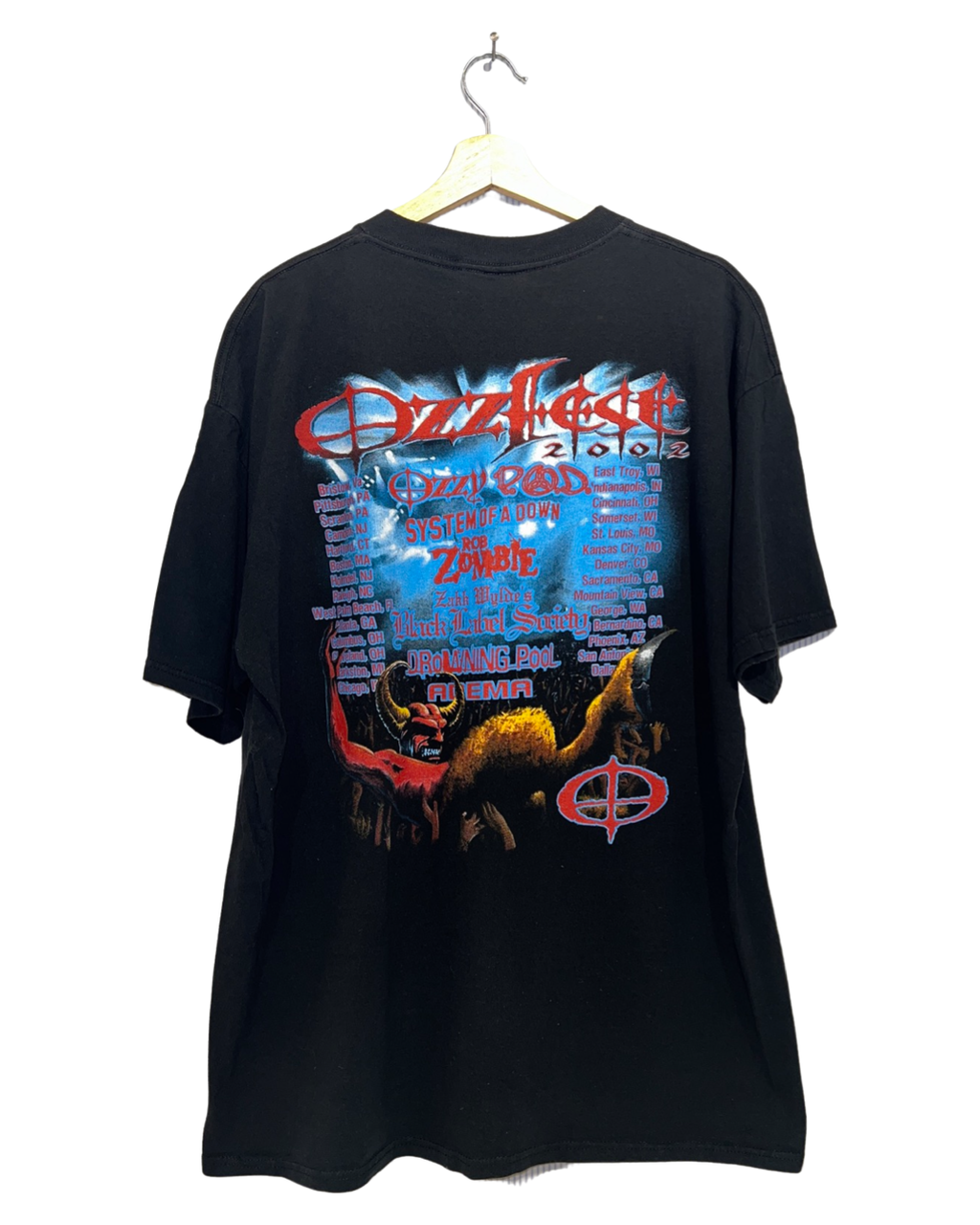 Vintage 2002 Ozzfest Tour Tee KIF Vintage