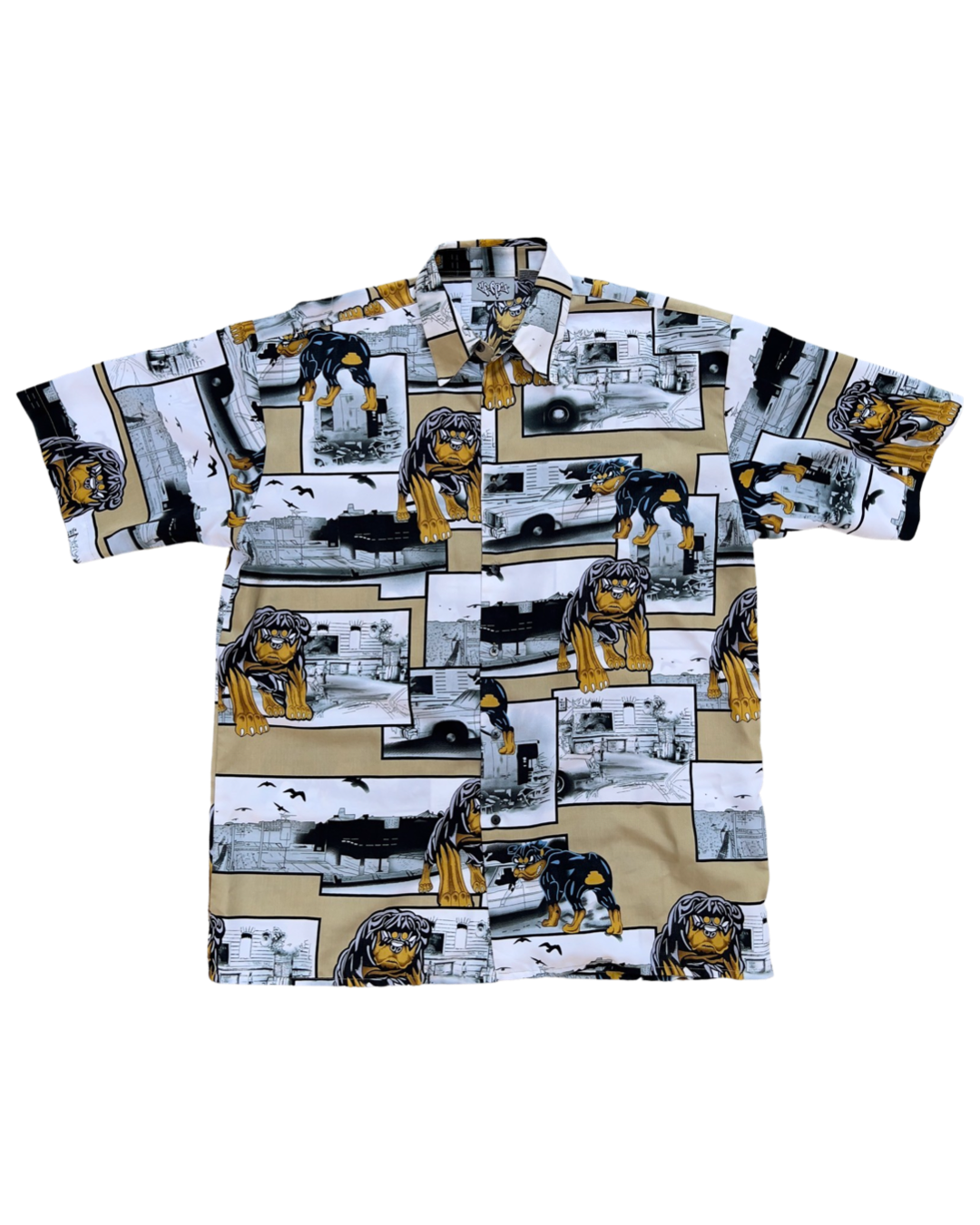 90s Rotts & Rides Short Sleeve Shirt KIF Vintage
