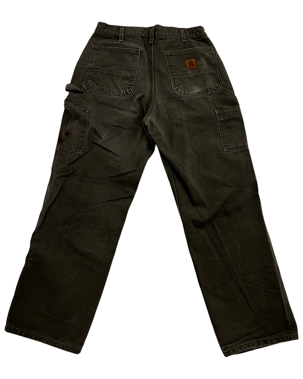 33 x 30 Vintage Carhartt Olive Carpenter Pants KIF Vintage