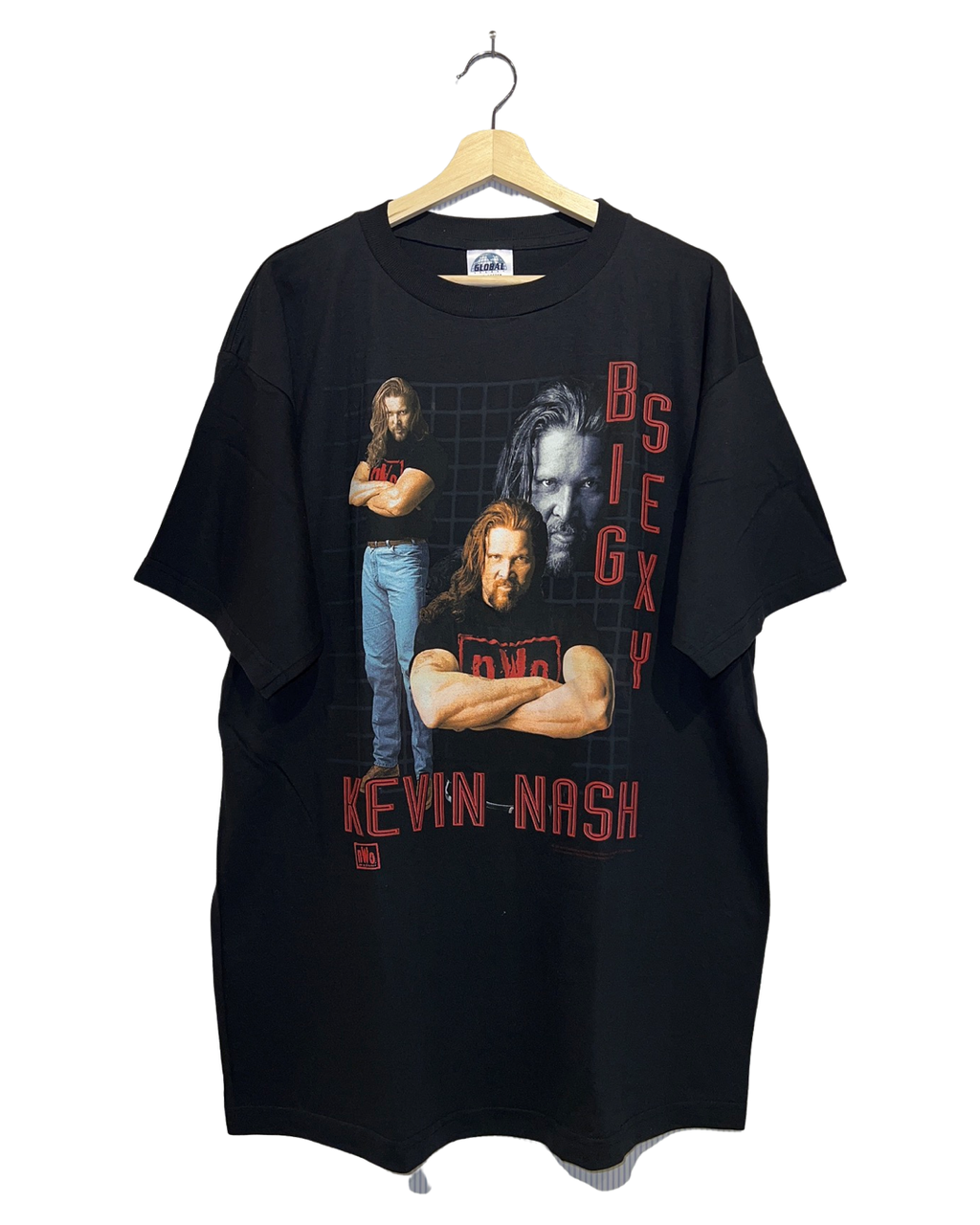 Vintage 1998 DS Kevin Nash NWO WWF Big Sexy Tee KIF Vintage