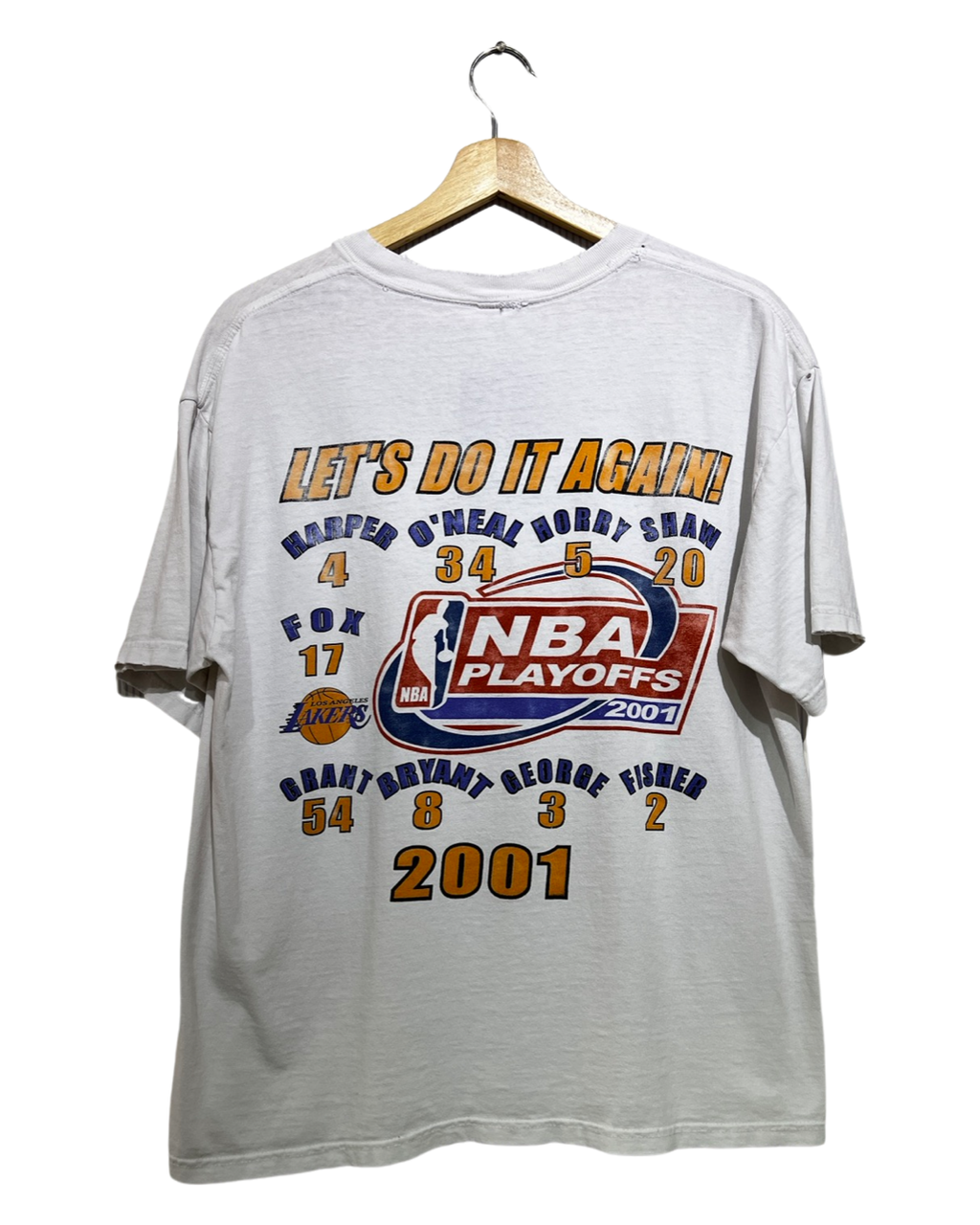 Vintage 2001 Los Angeles Lakers Ring Thing Tee KIF Vintage