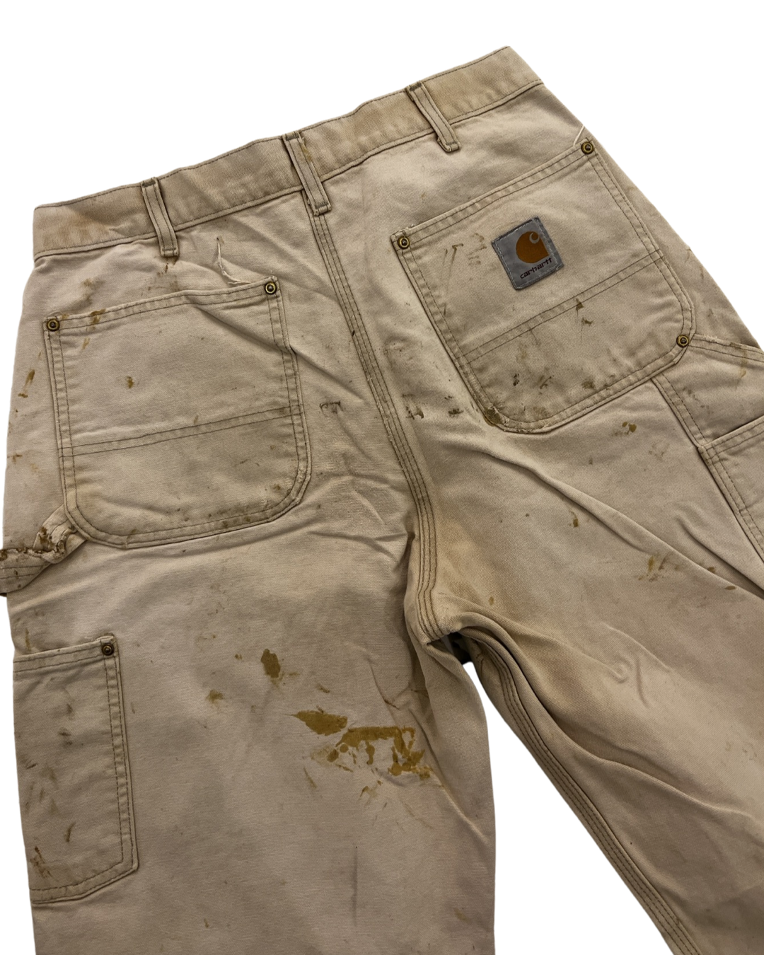 33 x 34 Vintage Distressed 90s Carhartt Double Knee Pants KIF Vintage