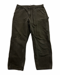38 x 30 Vintage Carhartt Olive Flannel Lined Pants KIF Vintage