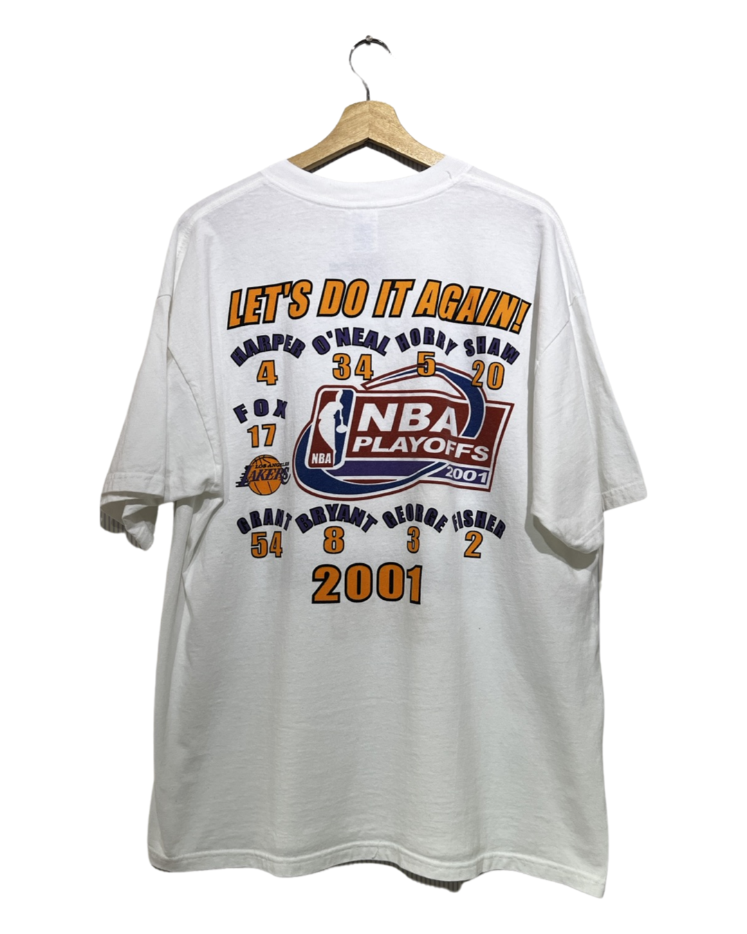 Vintage 2001 Los Angeles Lakers Playoffs Tee KIF Vintage