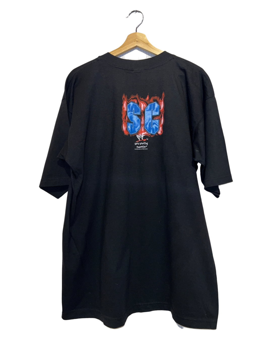 Vintage 1998 Deadstock Stone Cold Steve Austin Flames Tee KIF Vintage