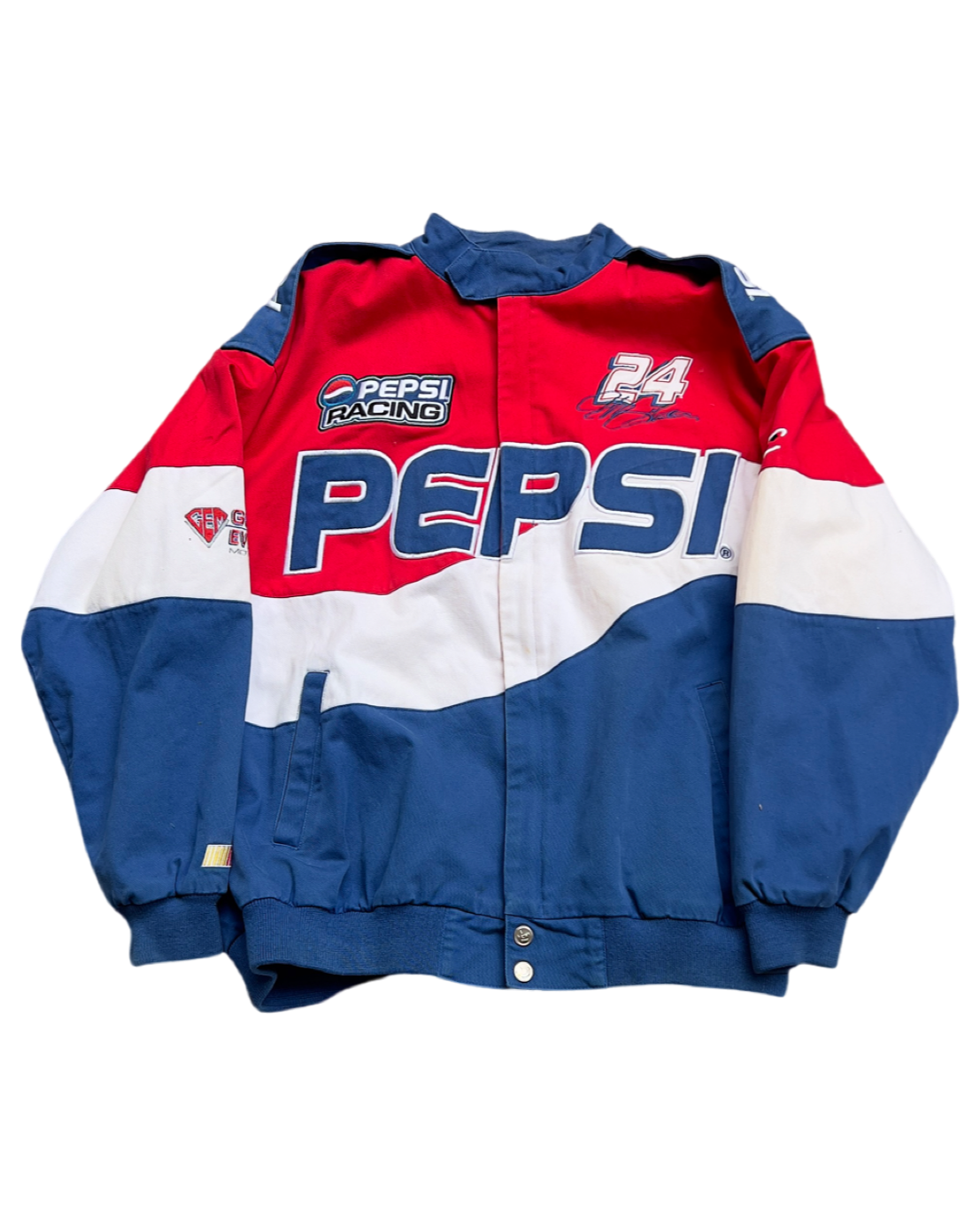 Vintage 90s Nascar Pepsi Racing Zip Up Jacket KIF Vintage