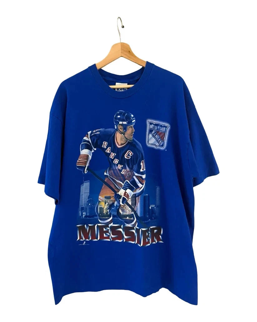 Vintage 1995 New York Rangers Mark Messier Shirt KIF Vintage