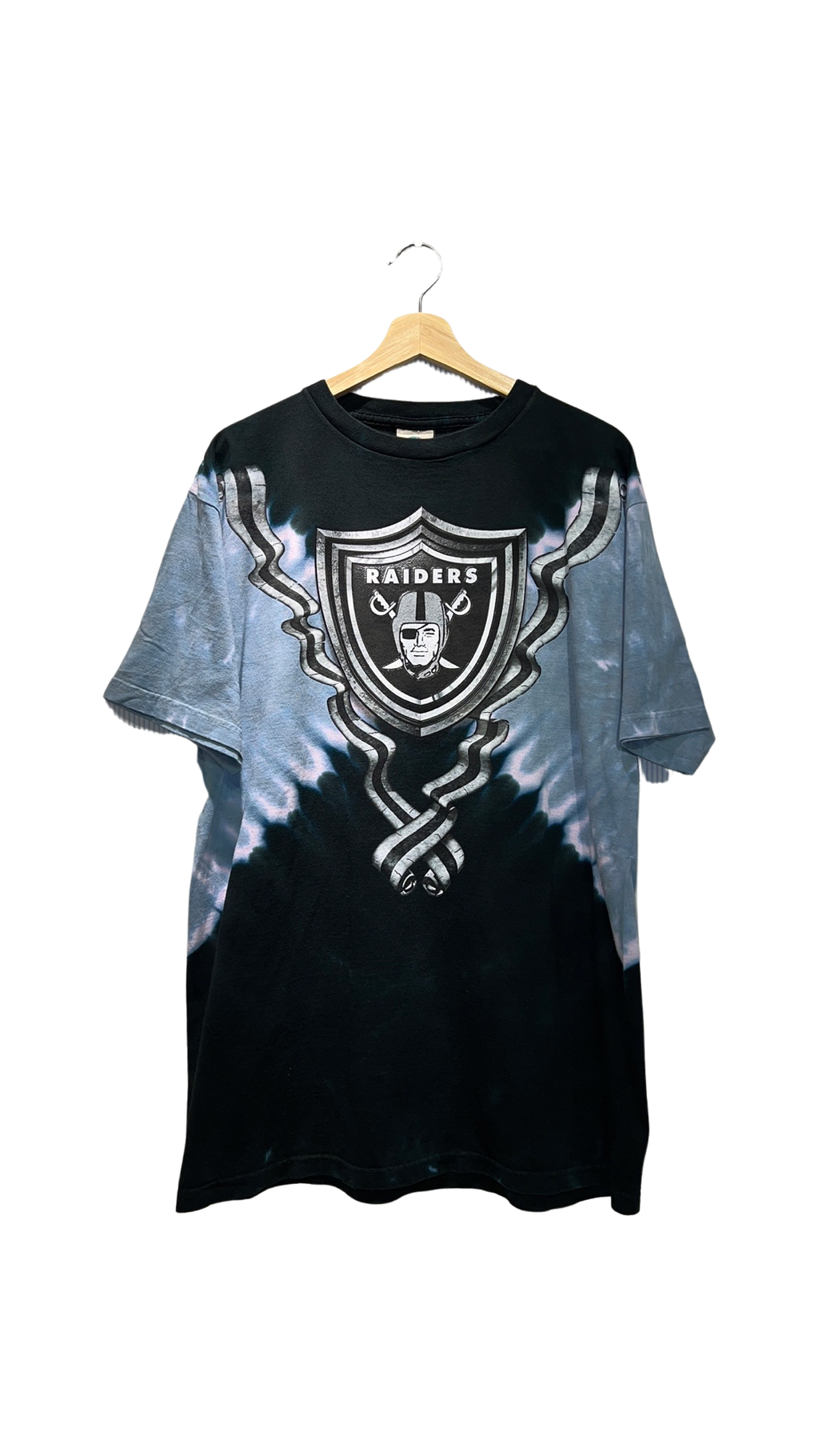 Vintage 90s Oakland Raiders Tie Dye Tee KIF Vintage