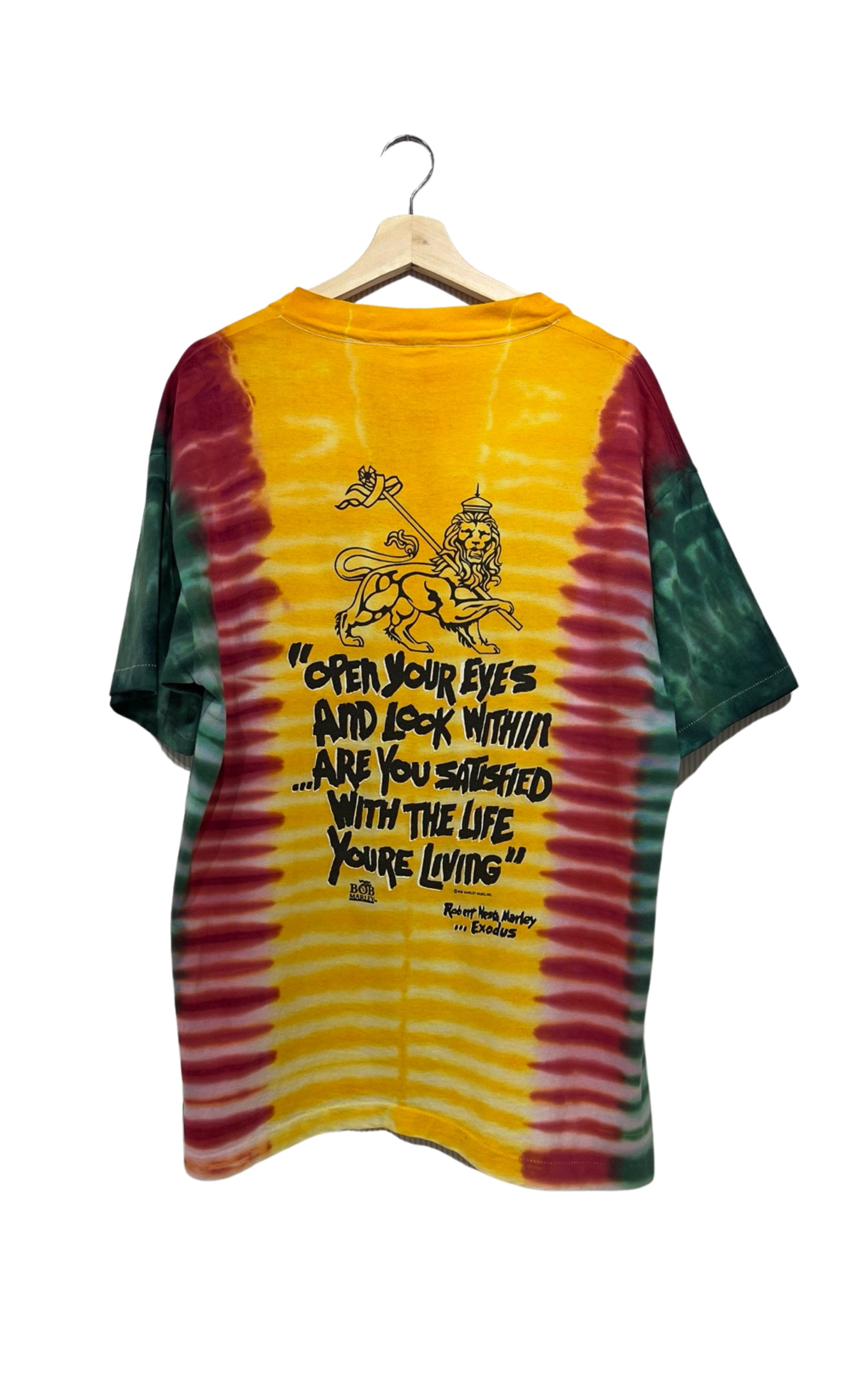 Vintage Rare 1994 Bob Marley Life You're Living Tie Dye Tee KIF Vintage