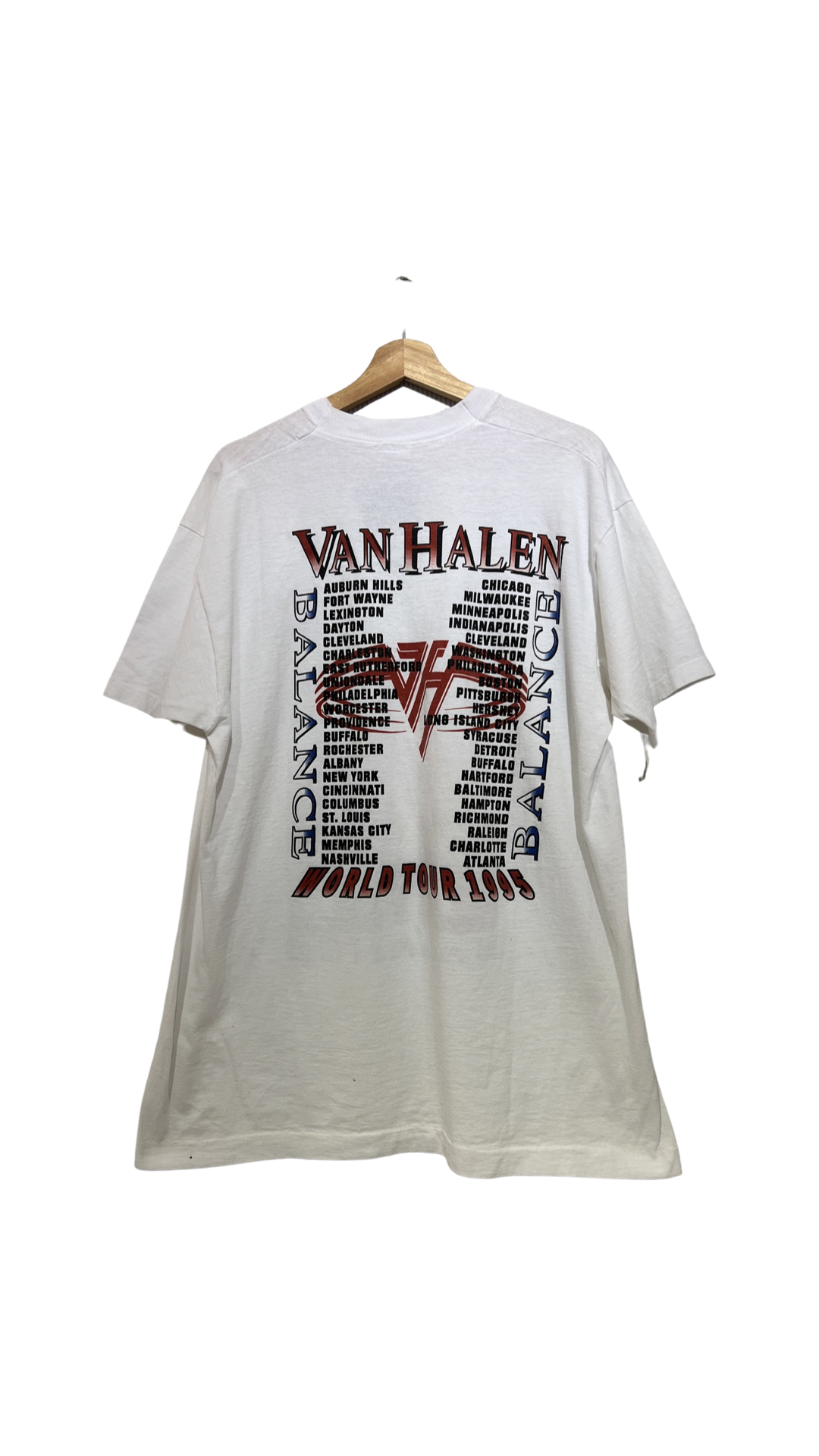 Vintage 1995 Van Halen Balance Tour Teee KIF Vintage