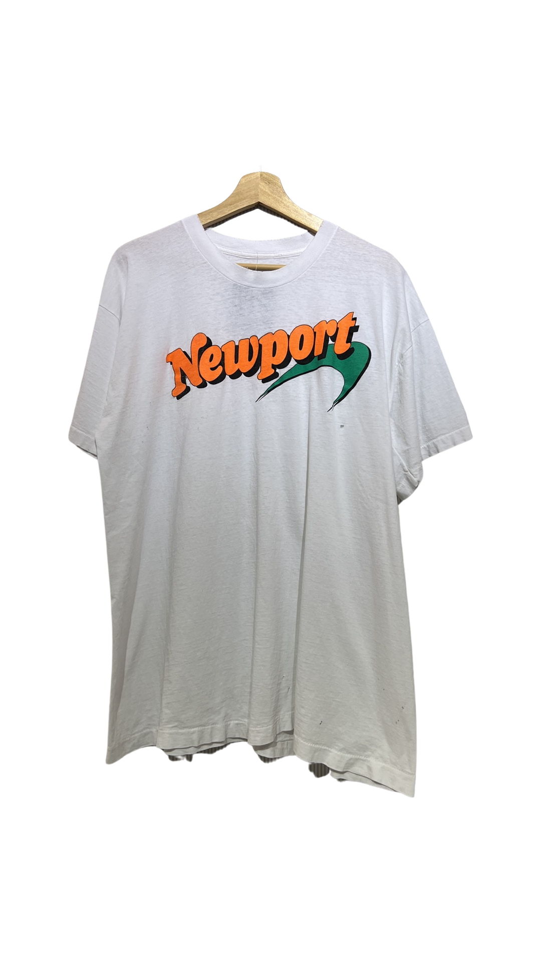 Vintage Distressed 90s Newport Cigarettes Promo Tee KIF Vintage