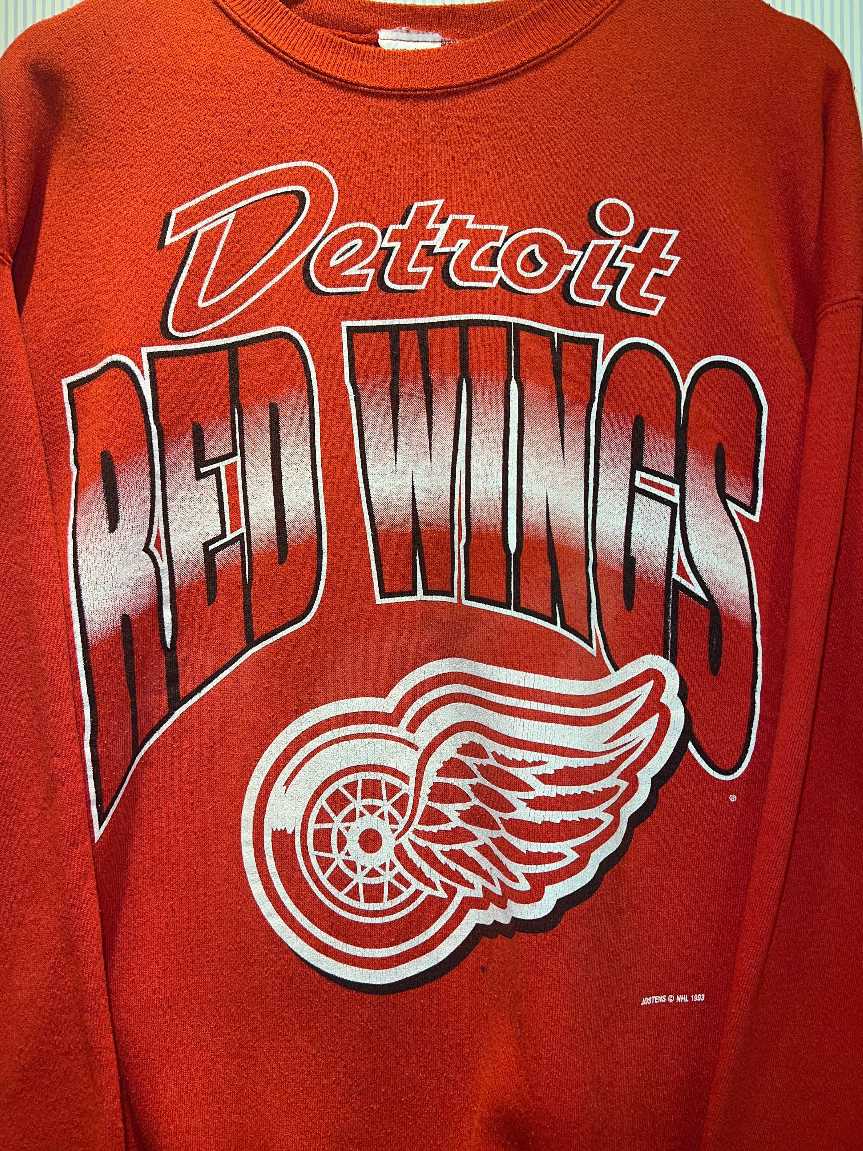 Vintage 90s Detroit Red Wings Crewneck KIF Vintage