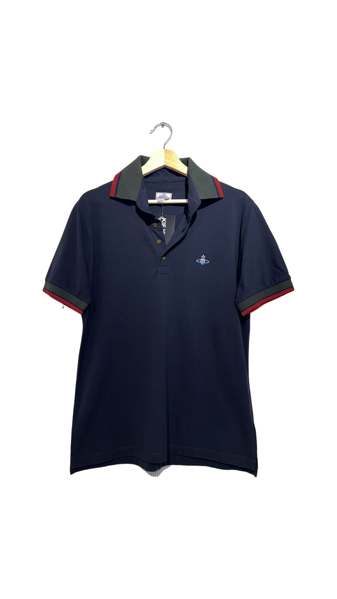 Archive 90s Vivienne Westwood Navy Polo KIF Vintage