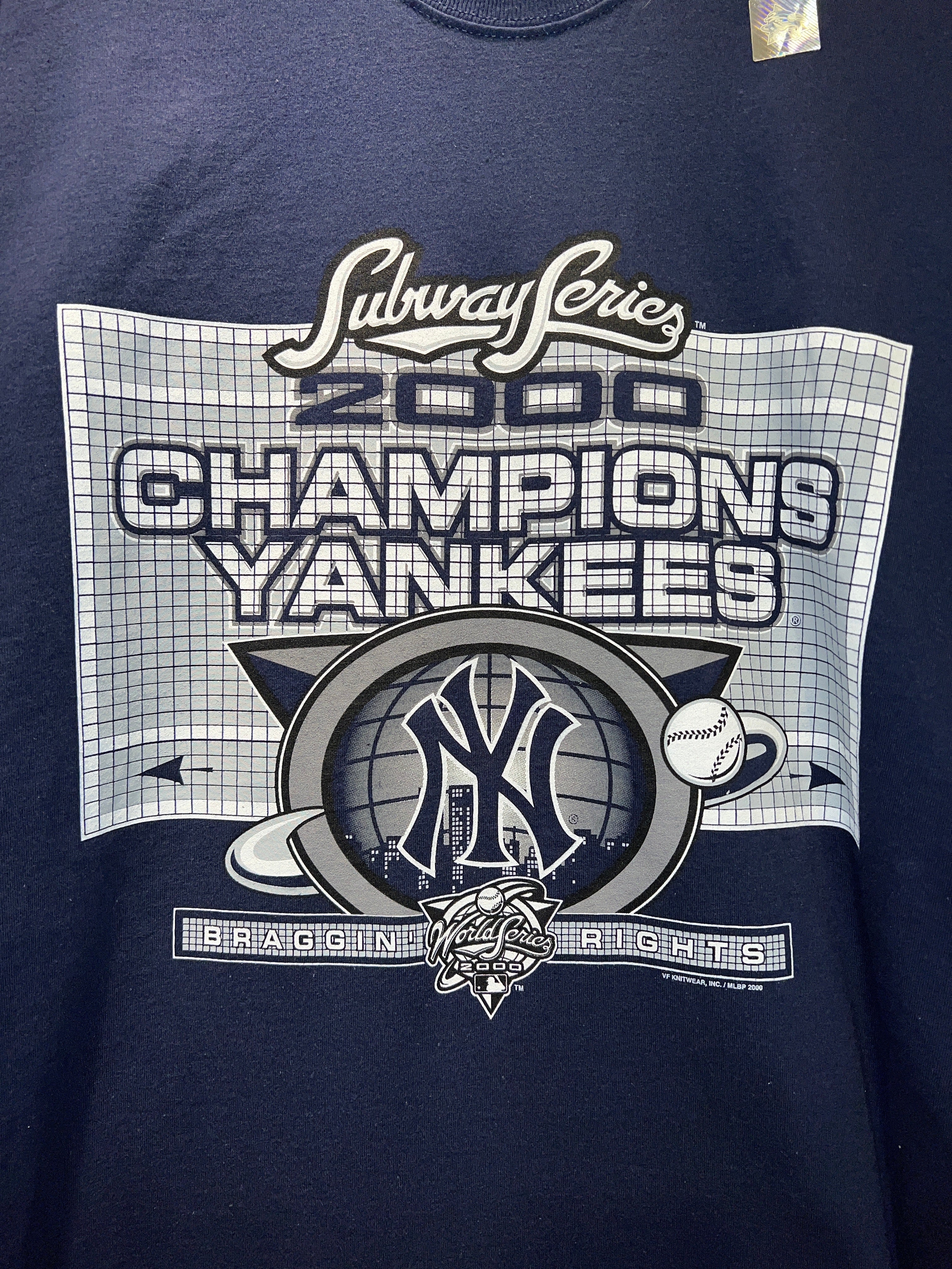 Vintage DS 2000 Yankees Subway Series Navy Tee KIF Vintage