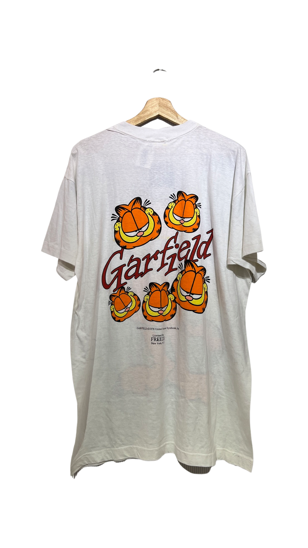 Vintage 90s Garfield Big Print Tee KIF Vintage