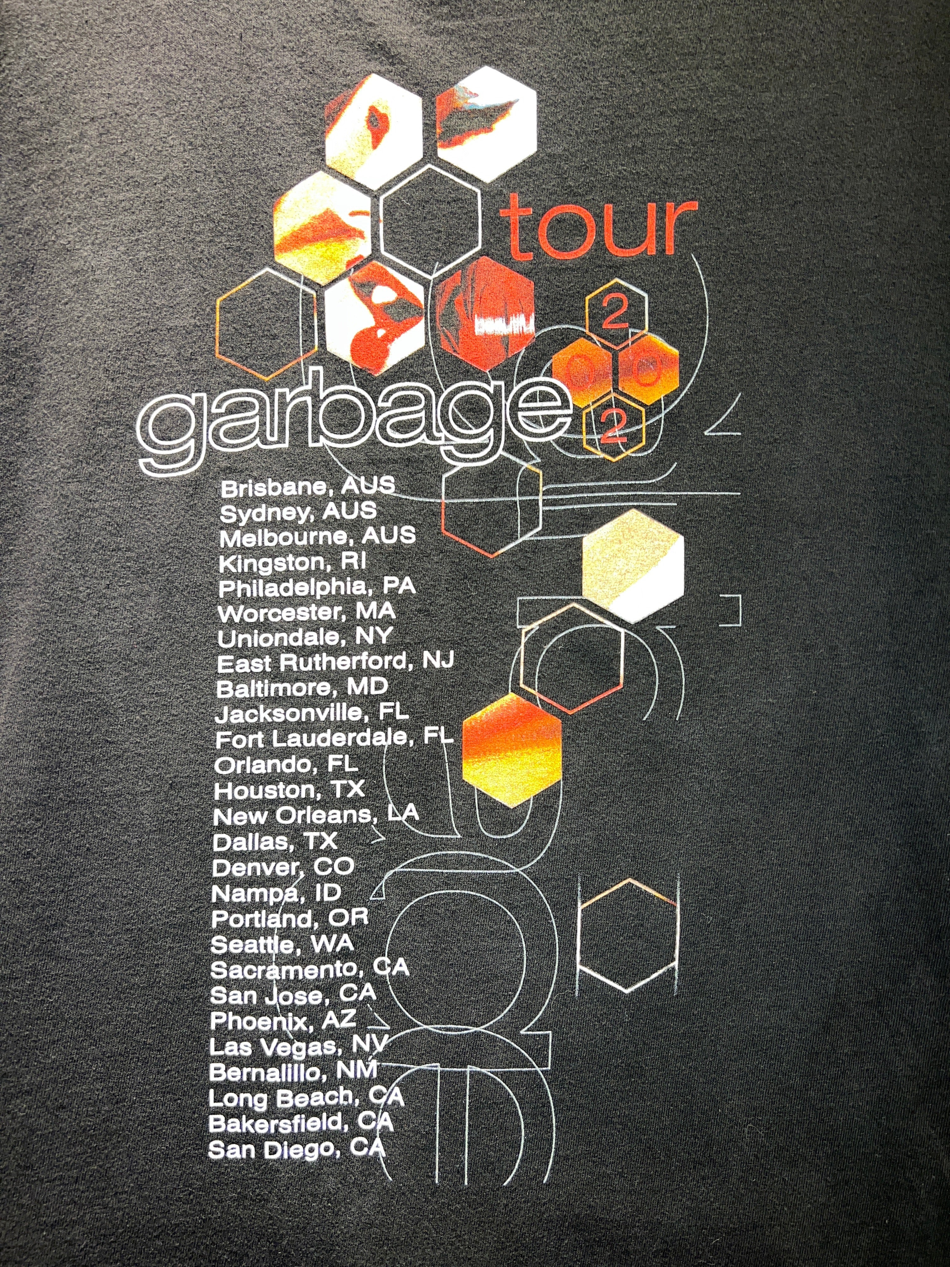 Vintage 2002 Garbage Band Tour Tee KIF Vintage