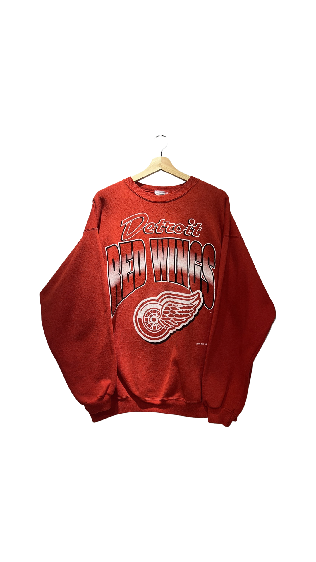 Vintage 90s Detroit Red Wings Crewneck KIF Vintage