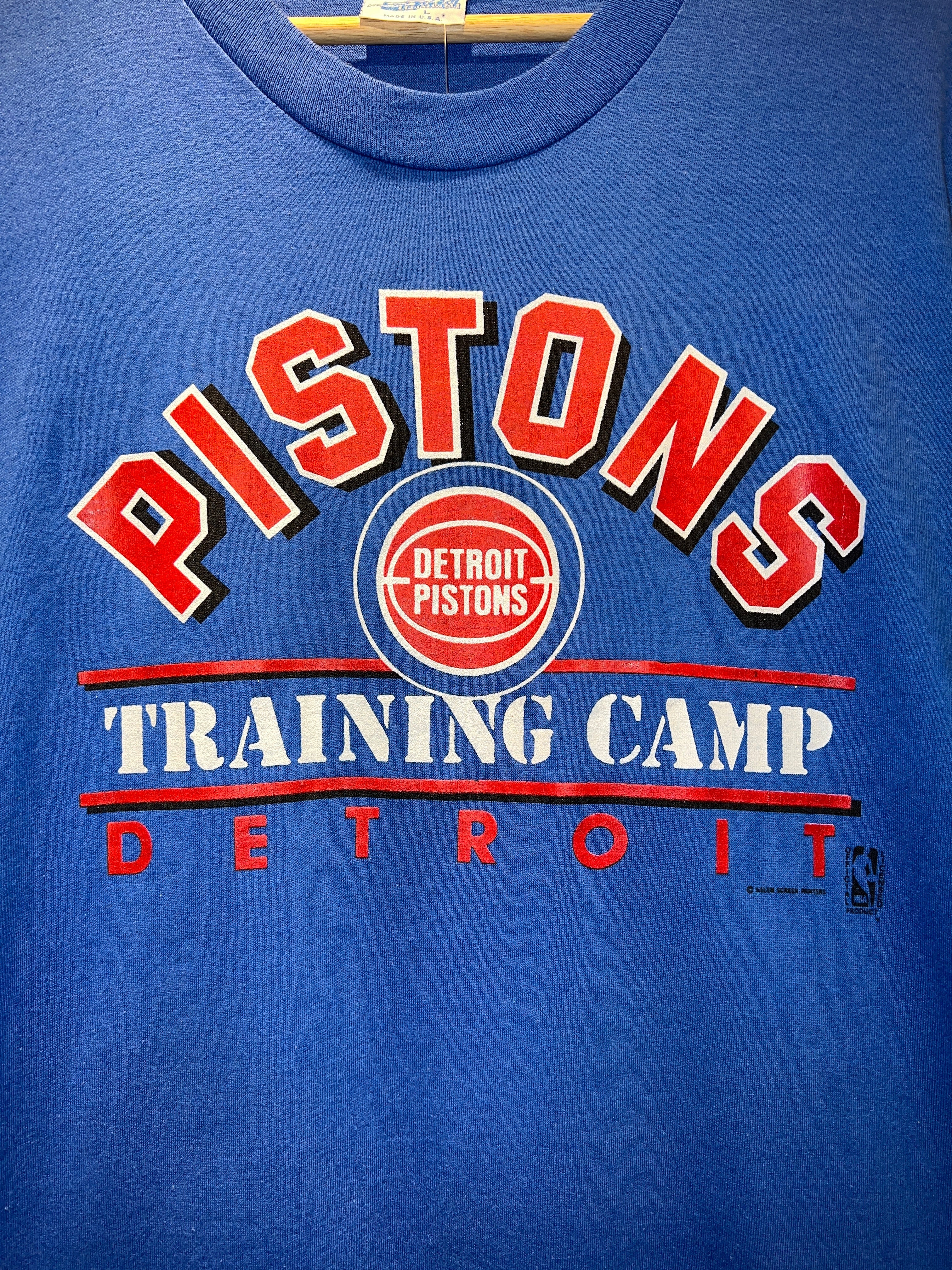 Vintage 90s Detroit Pistons Training Camp Tee KIF Vintage
