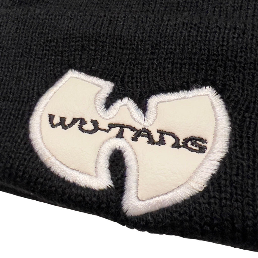 Vintage Deadstock 90s Wu-Tang Clan Leather Logo Beanie KIF Vintage