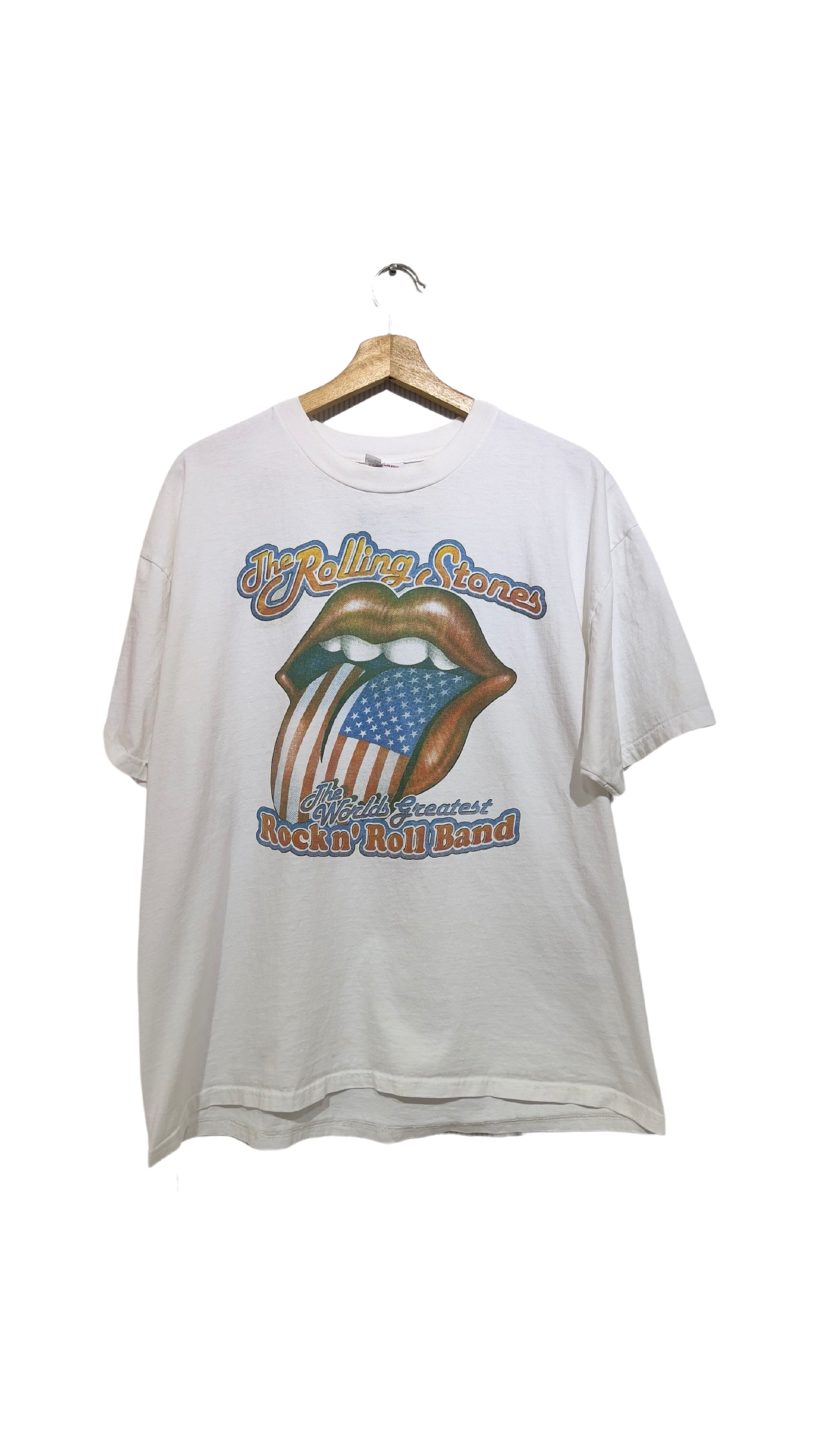 Vintage 1995 Rolling Stones Bridges To Babylon Tour Tee KIF Vintage