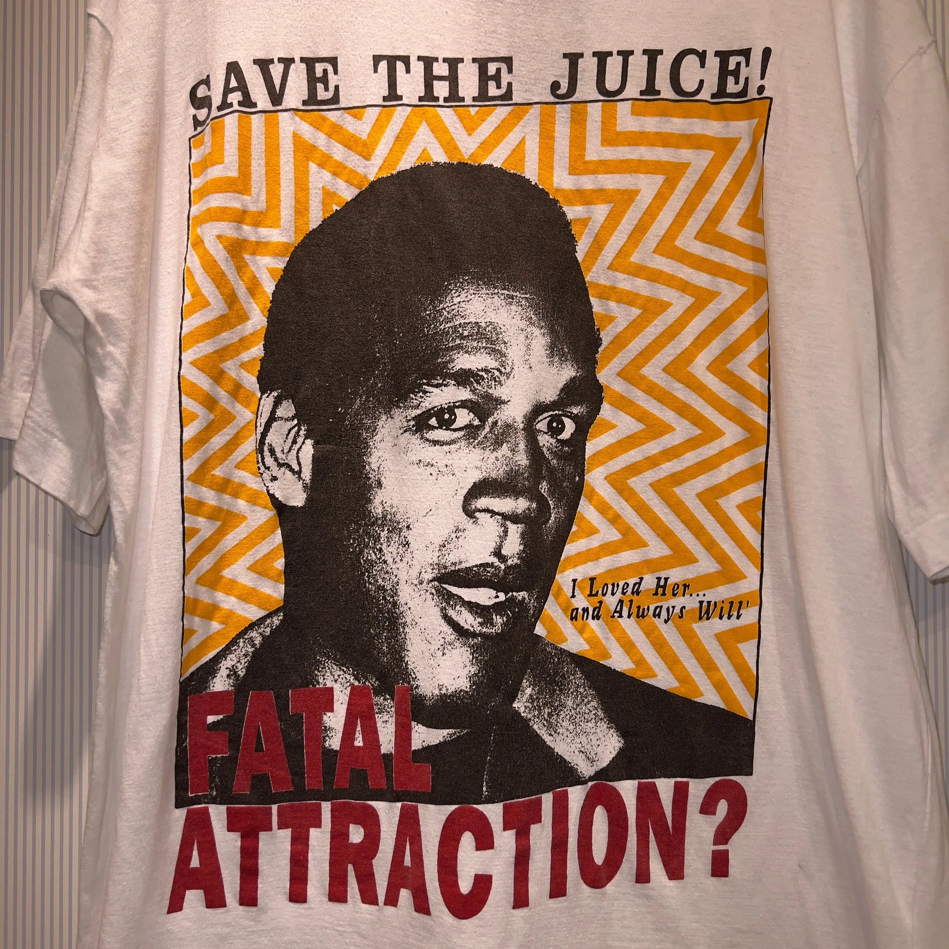 Vintage 1994 OJ Simpson Fatal Attraction Rap Tee KIF Vintage