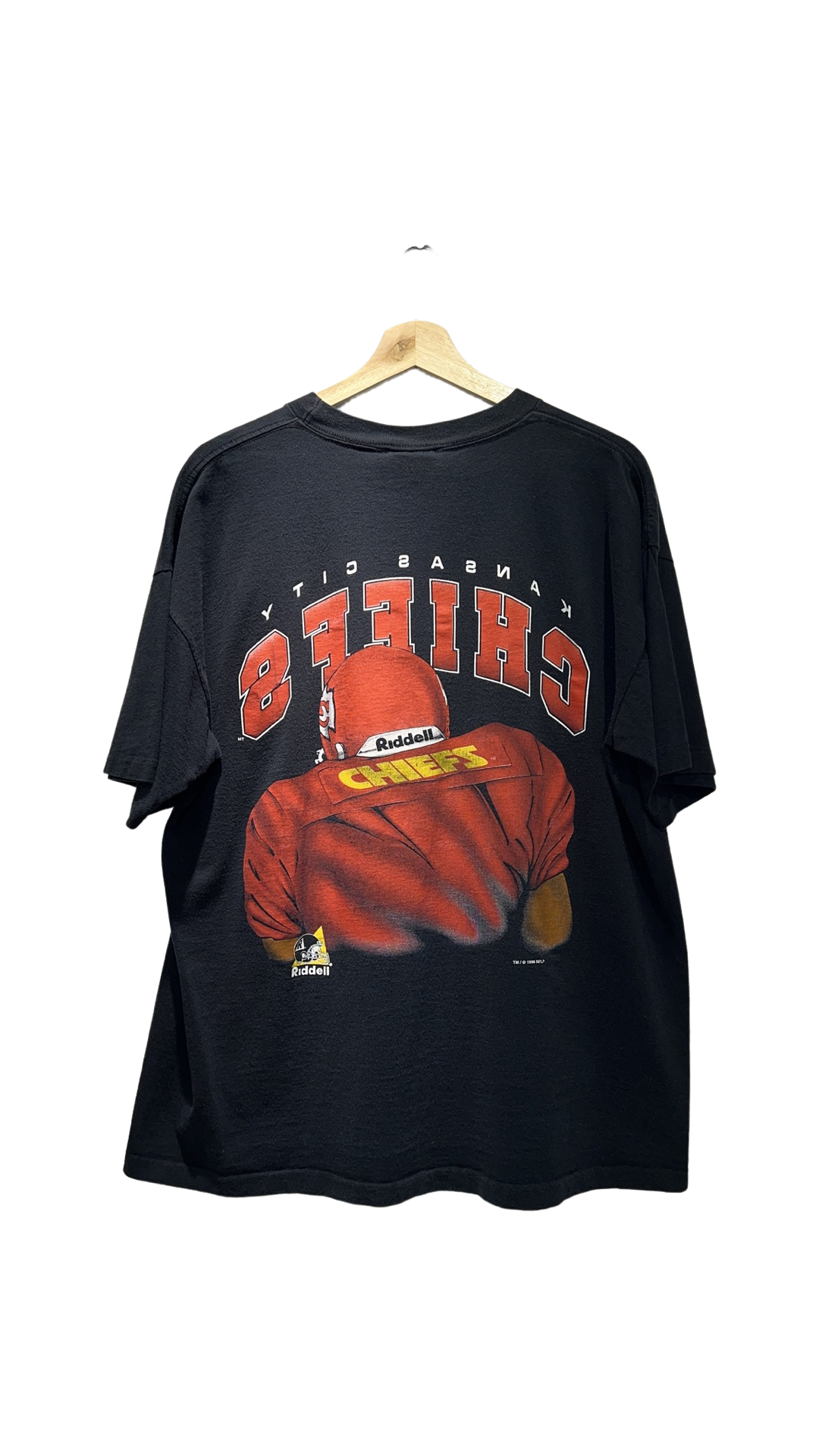 Vintage 90s Kansas City Chiefs Double Sided Tee KIF Vintage