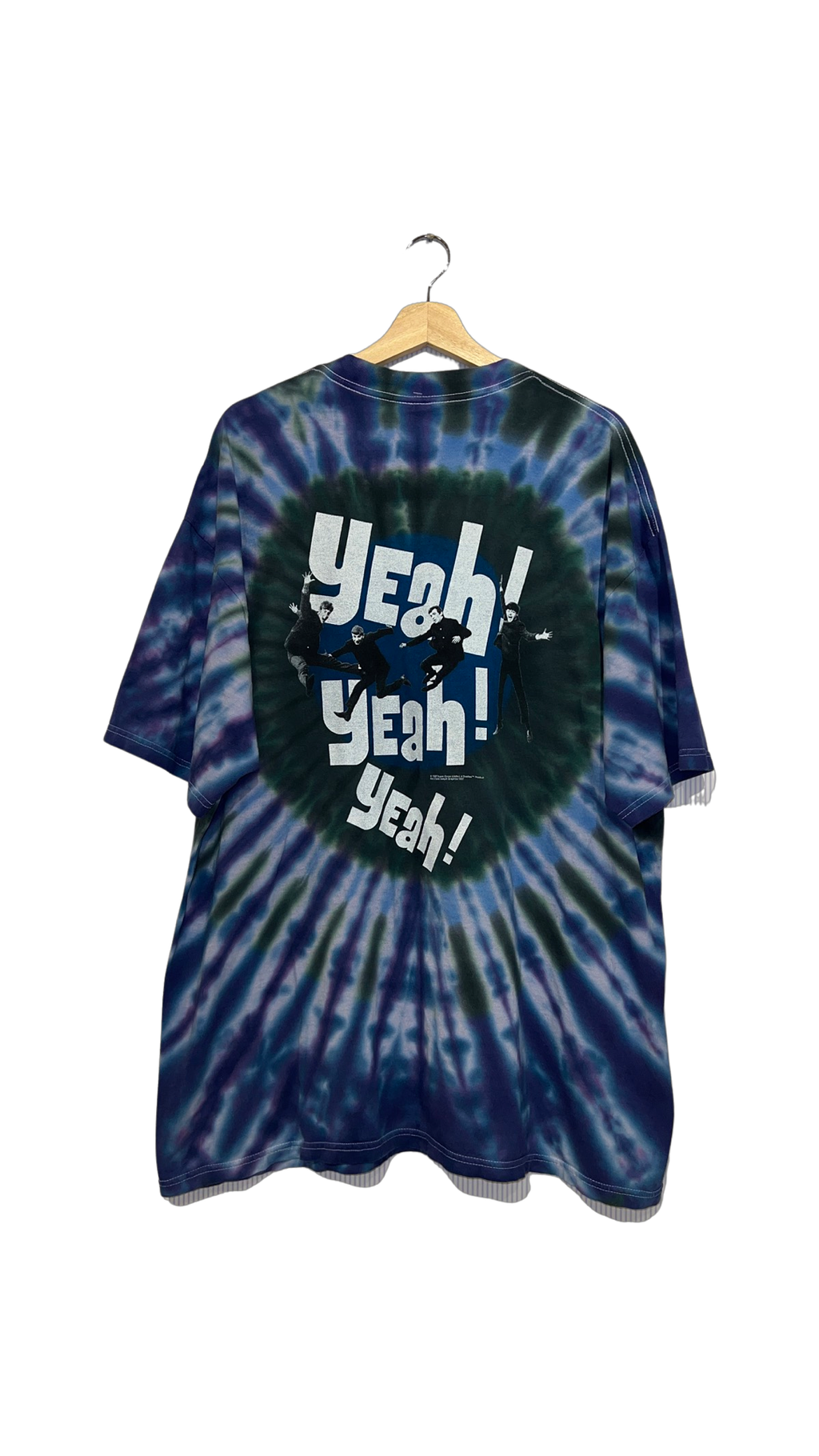 Vintage 1997 The Beatles Yeah Yeah Yeah! Tye Dye Tee KIF Vintage