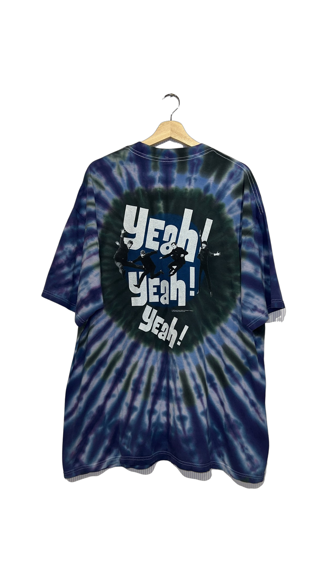 Vintage 1997 The Beatles Yeah Yeah Yeah! Tye Dye Tee KIF Vintage
