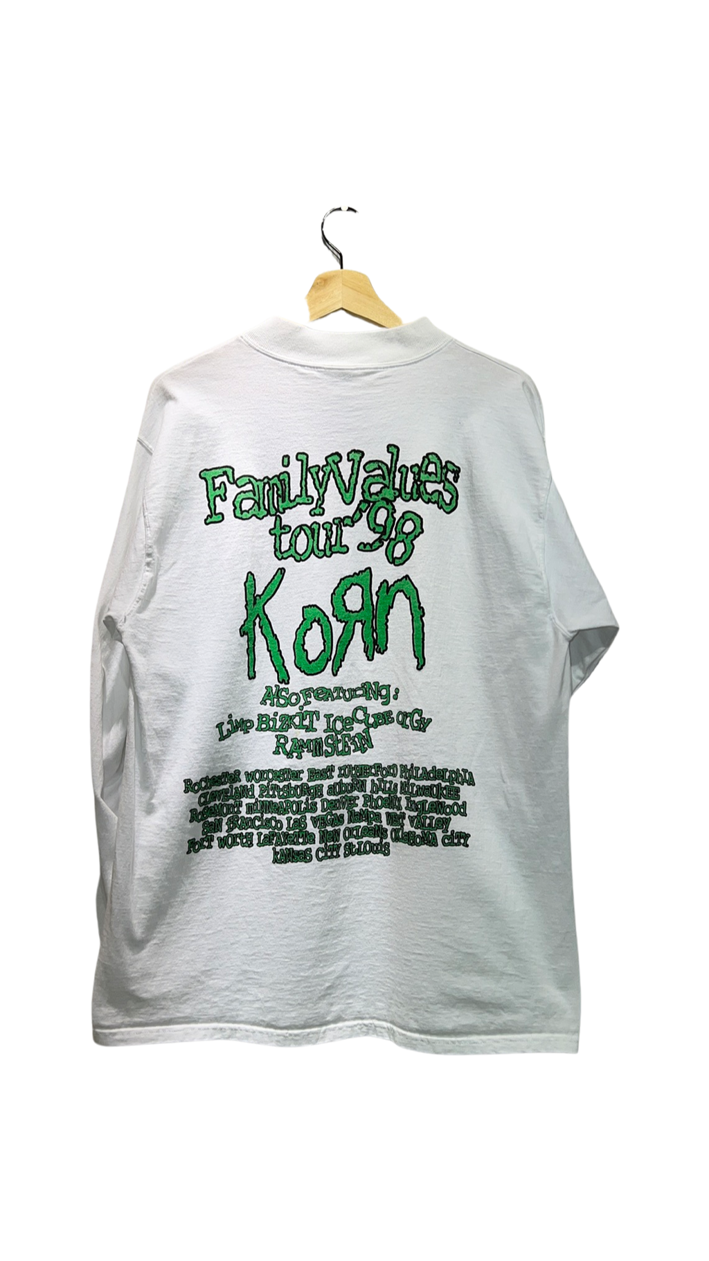 Vintage 1998 Korn Family Values LS Tour Tee KIF Vintage