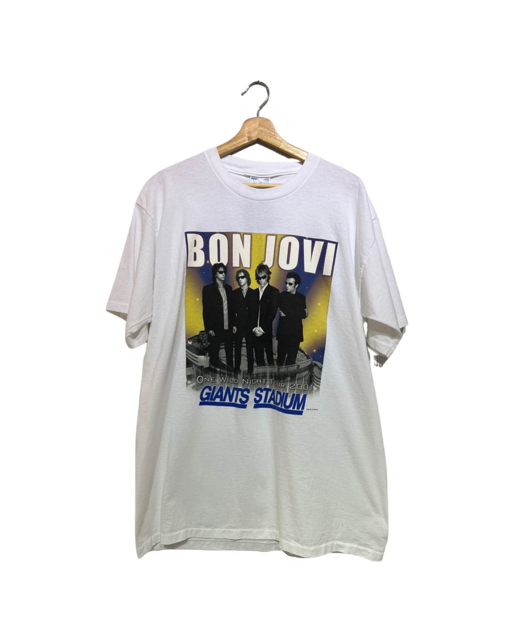 Vintage 2001 Bon Jovi Giants Stadium 2 Nights Tee KIF Vintage