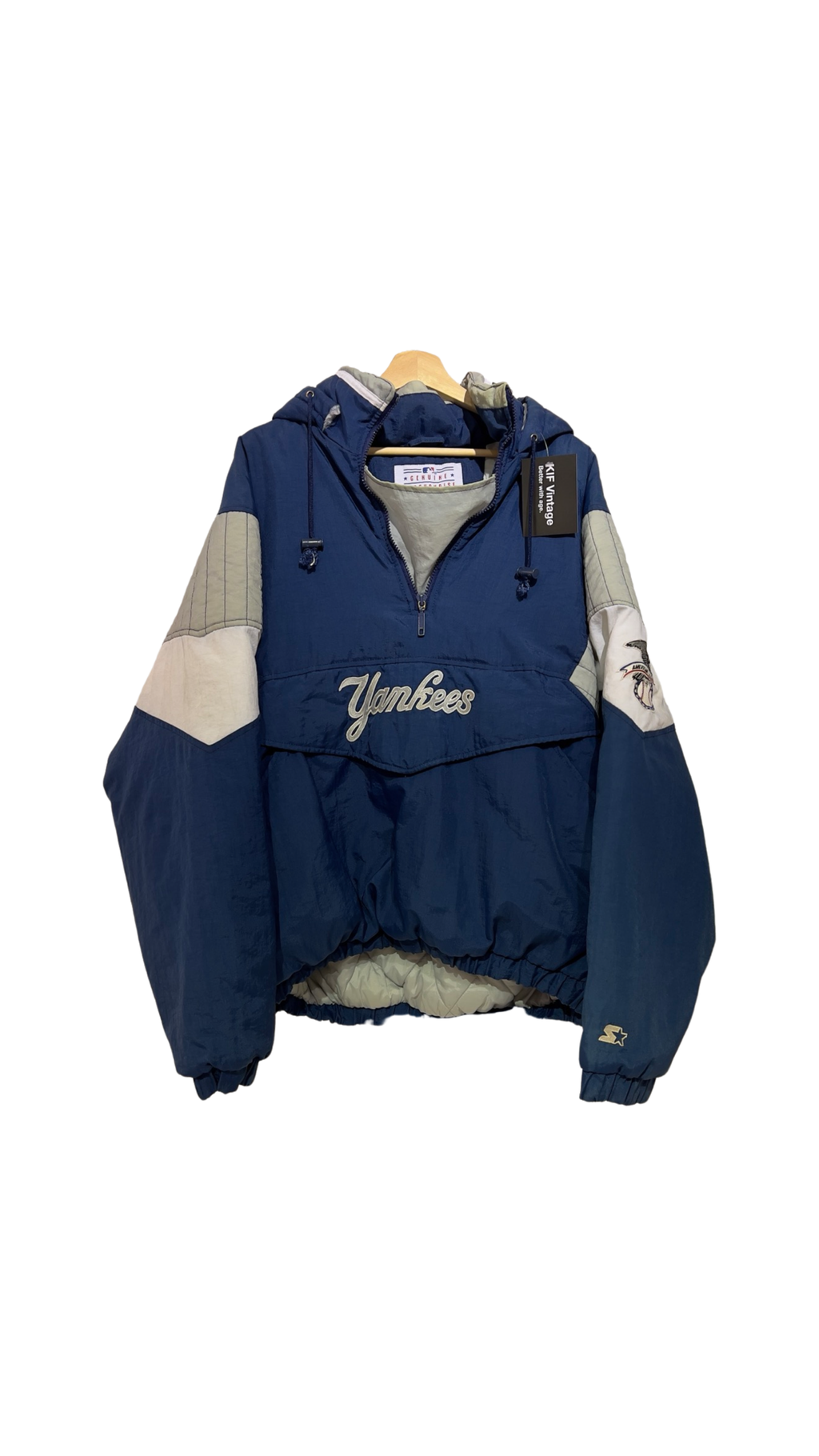 Vintage 90s New York Yankees Starter Puffer Jacket KIF Vintage